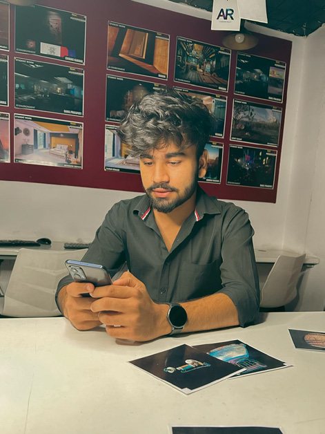 Sahil, placed as Graphic Designer